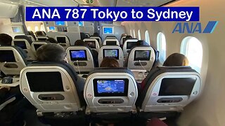 Flying ANA 787 ECONOMY Class to Sydney ✈️🇦🇺 全日空 東京羽田からシドニーへ