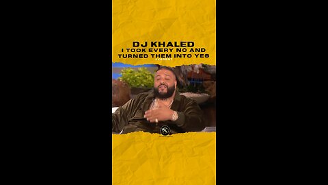 @djkhaled I took every no and turned them into YES