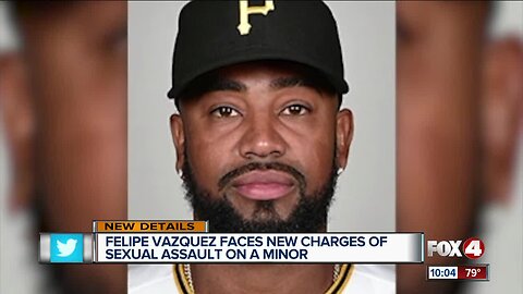 New charges for MLB player Felipe Vazquez
