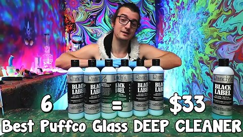 Randy's Black Label Best Puffco Peak Glass Cleaner For DEEP CLEANING