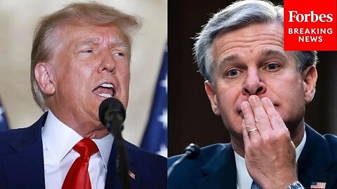 BREAKING NEWS: Trump Accuses FBI's Wray Of 'Not Telling The Truth' To Congress