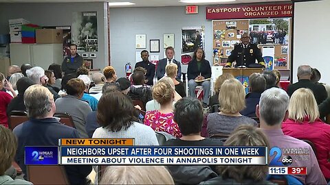 Meeting held in Annapolis about rising violence in the community