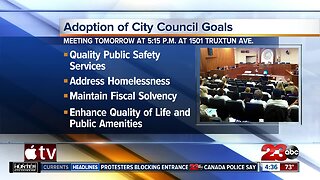 Bakersfield City Council setting goals for the coming year