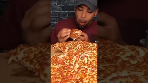 ASMR PIZZA MUKBANG (No Talking) EATING SOUNDS Relaxing video #mukbang #asmr #shorts