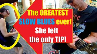 I play the BEST SLOW BLUES solo of my LIFE! (Watch the reactions)