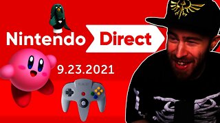 Nintendo Direct 9.23.2021 FULL REACTION