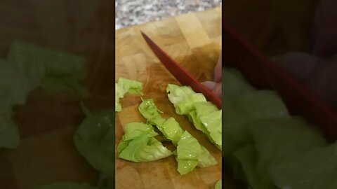 Creamy and fresh lettuce salad