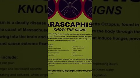 Parascaphism - Know The Signs