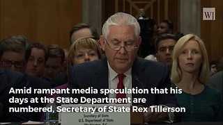 Tillerson Responds to Reports About His Future at the White House