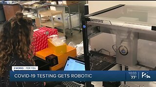 OU researchers helped by robots in COVID-19 testing