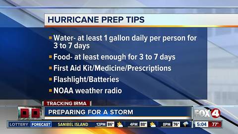 Preparing for Hurricane Irma