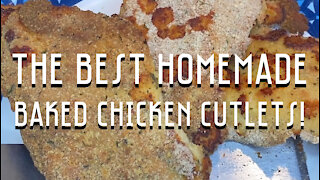Homemade Baked Chicken Cutlets