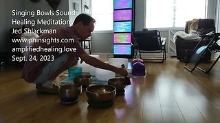 Singing Bowls Sound & Scalar Meditation @ Amplified Healing, September 24, 2023, Palmetto Bay, FL