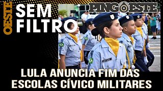 Lula anuncia o fim das escolas cívico militares