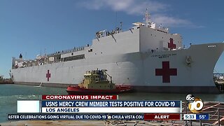 USNS Mercy crew member contracts virus