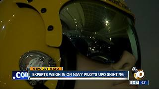 Experts weigh in on Navy pilot's UFO sighting