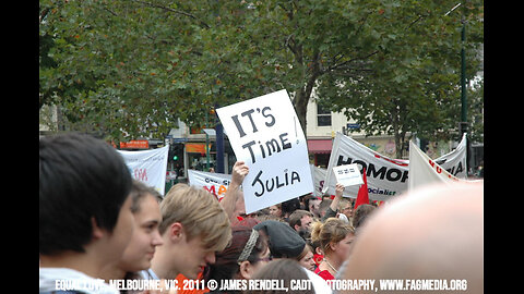 Equal Love Protest Melbourne 2011