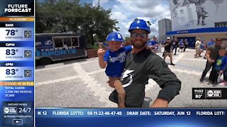 Lightning fans disappointed in game one loss