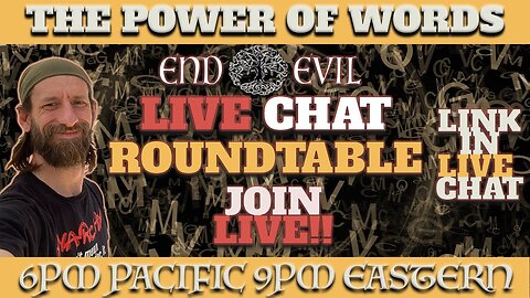 The Power Of Words | LIVE Roundtable Chat