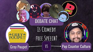 Thinkers Doin A Think! - Grey Poupet vs Pop Counter Culture - Is Comedy Free Speech