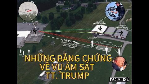 26/7/2024 NHỮNG BẰNG CHỨNG VỀ VỤ ÁM SÁT TỔNG THỐNG TRUMP