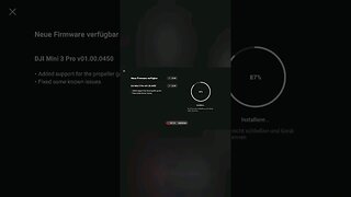 DJI Mini 3 Pro Firmware Update v01.00.0450