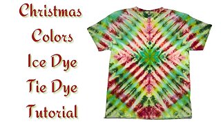 Tie-Dye Designs: Christmas Diamond Ice Dye