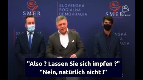 Robert Fico ehemaliger Ministerpräsident der Slowakei über die Covid-Impfung