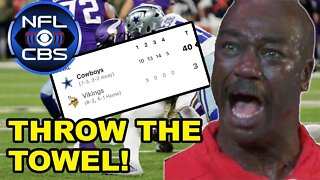The Cowboys vs Vikings game was such a complete MASSACRE, CBS was too EMBARRASSED and PULLS the game