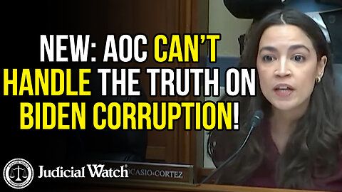 NEW: AOC Can’t Handle the TRUTH on Biden Corruption!