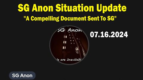 SG Anon Situation Update July 16: "A Compelling Document Sent To SG, Tribunal Audits"