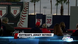 Trevor Hoffman's jersey retired