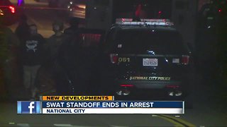 National City SWAT standoff ends with arrest