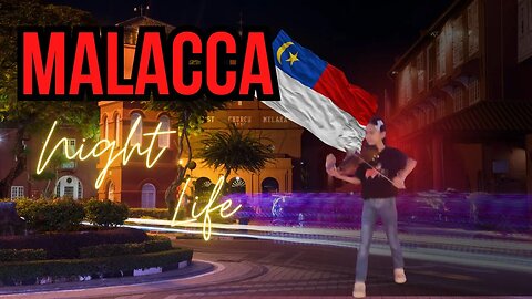 Malacca's Walking street at Night! Food, beer, and live music! #Vlog #Malaysia