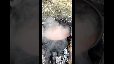 Cooking a Stew on a fire pit #stew #Cooking