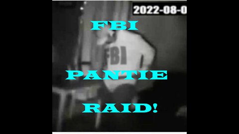 FBI CONDUCTED A PANTIE RAID AS AGENTS CAUGHT WEARING 1ST LADIE'S UNDERWEAR~!