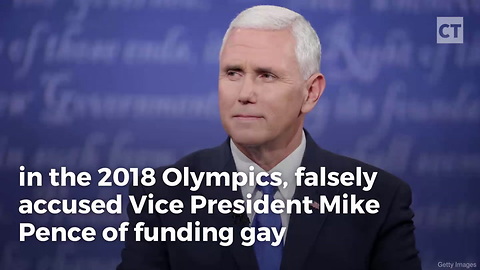 Openly Gay Olympian Gives Pence Disgraceful Treatment