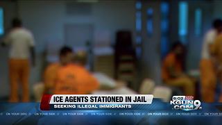 Sheriff defends allowing ICE agents at jail