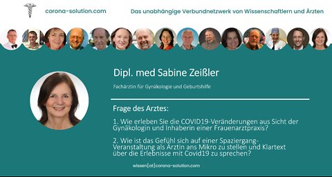 Interview Corona-Solution mit Dipl. med Sabine Zeißler