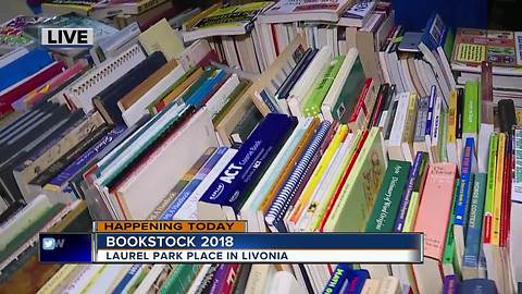Bookstock gets underway at Laurel Park Place in Livonia