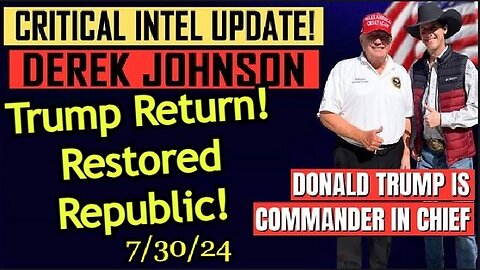 Derek Johnson: The Assassination Attempt Was Just the Beginning! US Military Making Moves Now!