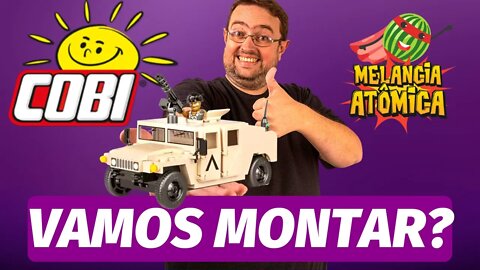 MONTANDO BLOCOS DE MONTAR CONCORRENTE DA LEGO, MARCA COBI BRINQUEDO DIVERTIDO