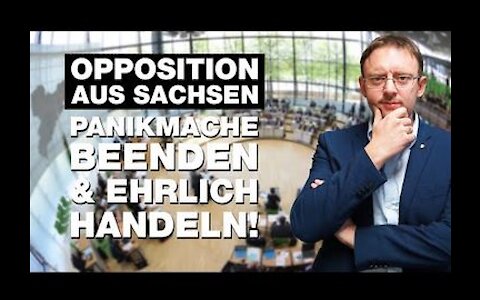 Abgeordneter im sächsischen Landtag KLAGT AN! | #GegenwindFürMerkel