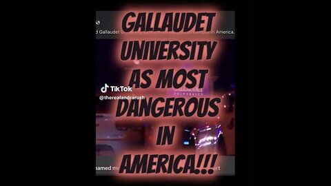 ASL/Captioned - Rebuke deaf Pro-Hamas students on Gallaudet University campus