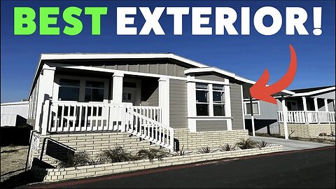 Your Neighbors Will Love It! BEST Manufactured Home Exteriors!