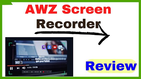 AWZ Screen Recorder Review 🔥Best Screen Recorder For Windows 11/10/8.1/8/7