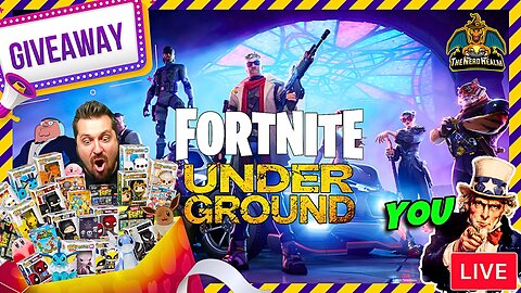 December GIVEAWAYS Now! Fortnite Underground with YOU! Let's Squad Up & Get Some Wins! 12/22/23