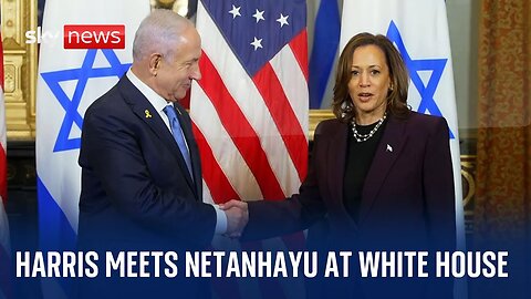 Kamala Harris says she will 'not be silent' over suffering in Gaza after meeting Israeli PM| CN ✅