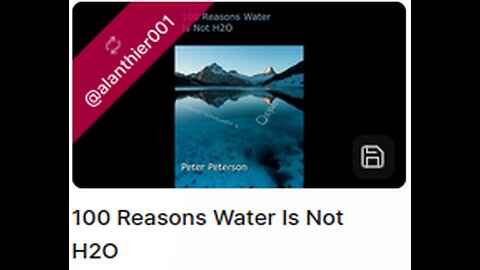 The periodic table is a HOAX. Water is not H2O, it is a primary element