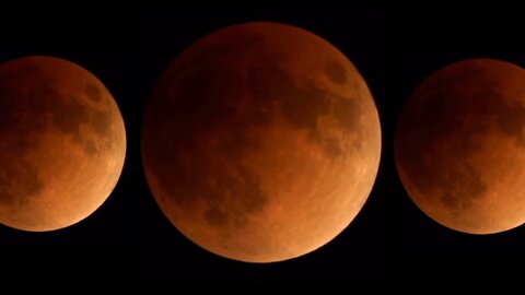 Full Lunar Eclipse 2022 Timelapse